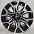 RODA MW TOYOTA HILUX RAVENA ARO 20X8,5 6X139,7 ET27 PRETO DIAMANTADO CB106 - Imagem 1
