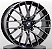 RODA mb28 ARO 18x8 5x120 ET35 PRETO DIAMANTADO - Imagem 1