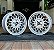 RODA OMEGA CD 17X7 4x100 GRW PRATA - Imagem 1