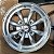 RODA RAW CLASSICS 8 SPOKE ARO 15X5,5 FURAÇÃO 4X130 PRATA - Imagem 3