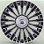 RODAS MERCEDES M36 ARO 20 Furação 5X112 PRETO FLOW FORMING - Imagem 2