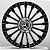 RODAS MERCEDES M36 ARO 19 Furação 5X112 DUAS TALAS PRETO FLOW FORMING - Imagem 1