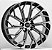 RODAS AUDI SLINE ARO 19 TALA 8,5 FURAÇÃO 5X112 PRETA DIAMANTADO - Imagem 2