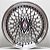 RODAS BBS IVR WHEELS ARO 18 TALA 8,5 FURAÇÃO 5X112 PRETA DIAMANTADA - Imagem 2