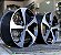 RODAS GOLF ARO 18 FURAÇÃO 5X112 PRETO DIAMANTADO - Imagem 3