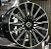 RODAS MERCEDES PRZ3041 ARO 20 FURAÇÃO 5X112 PRETA DIAMANTADA - Imagem 1