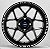 RODAS WELD SIX ARO 15 TALA 7 FURAÇÃO 4X100 PRETO DIAMANTADO - Imagem 1