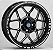 RODAS WELD SIX ARO 15 TALA 7 FURAÇÃO 4X100 PRETO DIAMANTADO - Imagem 1