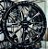 RODAS WELD SECTOR ARO 15 TALA 7 FURAÇÃO 4X100 BLACK MILLING - Imagem 2