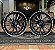 RODAS WELD RACING MULT ARO 15 TALA 7 FURAÇÃO 4X100 BLACK MILLING - Imagem 1