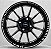 RODAS WELD RACING ARO 15 TALA 7 FURAÇÃO 4X100 BLACK MILLING - Imagem 2