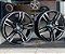 RODAS BMW M3 ARO 20 TALA 8’5 FURAÇÃO 5X120 PRETA DIAMANTADA - Imagem 3