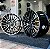 RODAS MERCEDES ZWMA3 ARO 17 FURAÇÃO 5X112 PRETO DIAMANTADO - Imagem 3