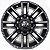 RODAS OFF ROAD STRONG ARO 20 FURAÇÃO 8X165 PRETA DIAMANTADA - Imagem 2