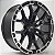 RODAS ZWTFR1 ARO 22 FURAÇÃO 6X139 PRETO DIAMANTADO - Imagem 1