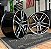 RODAS BMW LEGEND ARO 20 DUAS TALAS FURAÇÃO 5X112 PRETO DIAMANTADO - Imagem 3