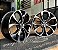 RODAS CIVIC ARO 18 FURAÇÃO 5X114 PRETO DIAMANTADO - Imagem 2
