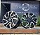 RODAS LAND ROVER DYNASTY ARO 22 FURAÇÃO 5X120 PRETA DIAMANTADA - Imagem 1