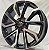 RODAS COROLLA ZK880 ARO 18 TALA 6 FURAÇÃO 4X100 PRETA DIAMANTADA - Imagem 1