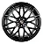 RODAS REPLICA PORSCHE M30 ARO 20 FURAÇÃO 5X120 PRETO - Imagem 2