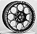 RODAS WELD ROUND ARO 15 TALA 6,5 FURAÇÃO 4X100/108 PRET MILING - Imagem 1