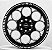 RODAS WELD ROUND ARO 15 TALA 6,5 FURAÇÃO 4X100/108 PRET MILING - Imagem 2