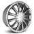 RODA GRW GM OMEGA POWERTECH ARO 18 FURAÇÃO 5X110 PRATA - Imagem 1