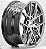 RODAS DIAMOND II ARO 15 TALA 6,5 FURAÇÃO 5X100 HYPER BLACK - Imagem 3