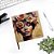 Caderno Quadrado Personalizado Mulher pintura 20x20 - Sem Pauta - Imagem 1