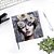 Caderno Quadrado Personalizado Mulher pintura 20x20 - Sem Pauta - Imagem 2