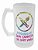 CANECA CHOPP VIDRO JATEADA PERSONALIZADA 460ML BRANCA 1 UNIDADE - Imagem 3