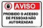 Placa Aviso 1 unidade - Imagem 1