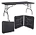 Mesa Dobrável 180cm x 75cm x 74cm Preta - Imagem 1