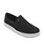 Tênis Slip On Preto Flat Bico Redondo - Imagem 3