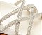 Rasteira Anacapri Papete Branca Entrelaçada Glam - Imagem 3
