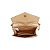 Bolsa Carteira Santa Lolla Matelassê Dourada Metalizada Alça Corrente - Imagem 5