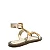 Rasteira Santa Lolla Couro Tachas Off White - Imagem 4