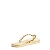 Chinelo Santa Lolla Flip Flop Borracha Dourado - Imagem 3