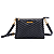 Bolsa Pequena Material Soft Preta Alça Transversal - Imagem 1