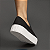 Tênis Slip On Santa Lolla Suede Sola Alta Preto - Imagem 3