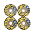 RODAS IMPORTADAS MILK 53MM - 101A - Imagem 1