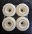 RODAS IMPORTADAS MILK 58MM - 98A - Imagem 2