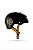 CAPACETE NIGGLI PRETO ONÇA - IRON PRO (FITA PRETA) - TAMANHOS PP, P, M, G e GG (consulte) - Imagem 2