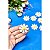 Aplique Emborrachado Flor Margarida Branca - Unidade - Imagem 1