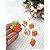 Aplique de Acrílico Simples Morango com Flor - Unidade - Imagem 1