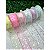 Fita de Organza 38mm com Brilho de Flor - Metro rosa bebe - Imagem 1