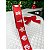 Coleção Natal: Fita Sinimbu Cetim Vermelho com Estampa 22mm - Metro - Imagem 1