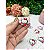 Aplique de Acrílico Coração Hello Kitty Vermelho - Unidade - Imagem 1