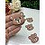 Aplique Emborrachado Urso Rostinho Marrom - Unidade - Imagem 1