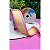 Fita Sinimbu Decorada 38mm Rosa com Amarelo - Metro - Imagem 1